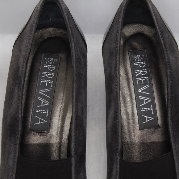 Prevata Gray Suede Patent Cap Toe Heels
✈️ 👠 Made in Italy | Retail $350 - Picture 5 of 7